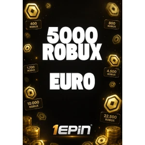 Roblox 5000 Robux - Euro Para Birimi