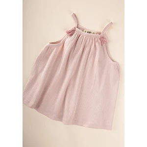 Askılı Elbise 1-7 Yaş Pudra Pembe