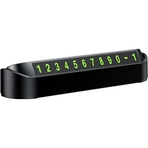 Forbin Araç Torpido Üstü Aç Kapa Park Numaratör Siyah
