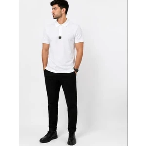 Polo Yaka Beyaz Regular Fit