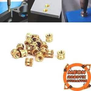 Meon Robotik Otomasyon M3 Insert Çakma Somun