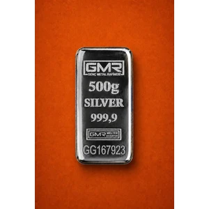 500 Gram Külçe Gümüş