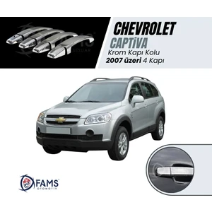 Fams Otomotiv  Chevrolet Captiva Krom Kapı Kolu 4 Kapı 2007> Paslanmaz Çelik