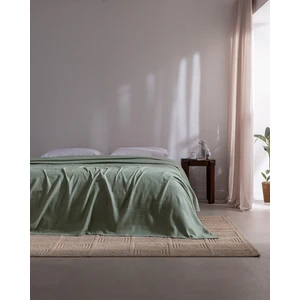 Madame Coco Mathilda King Size %100 Pamuk Karde Düz Pike - Haki
