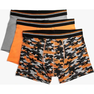 Pamuklu Erkek 3'lü Boxer Seti