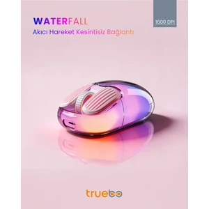 Waterfall Wireless RGB Gökkuşağı Efektli Mouse