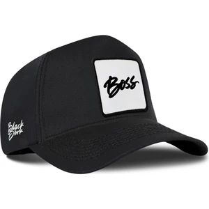 Boss Logolu Siyah Beyzbol Şapka