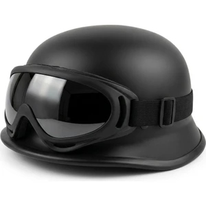 Kuzey Motor M20 Chopper Kask Gözlüklü