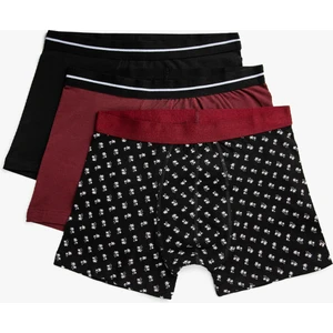 Pamuklu 3'lü Basic Boxer