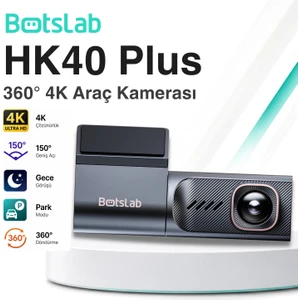 360+ HK40 Plus 360 Derece 4K Araç Kamerası