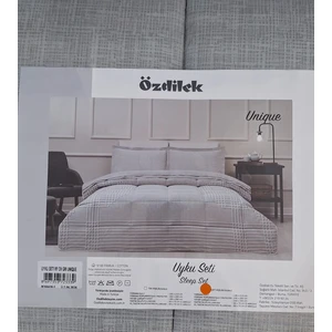 Ranforce Çift Kişilik Uyku Seti Unique Gri
