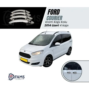 Fams Otomotiv Ford Courier Krom Kapı Kolu 4 Kapı 2014> Paslanmaz Çelik
