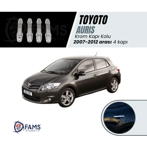 Fams Otomotiv Toyota Auris Krom Kapı Kolu 4 Kapı 2007-2012 Paslanmaz Çelik