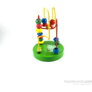 Ahşap Mini Koordinasyon Oyuınu - Yeşil Renkli