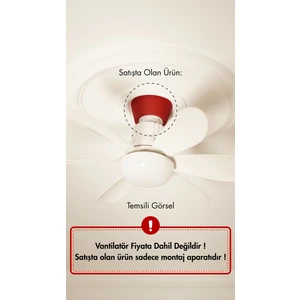 Kushkafa E27 (Duy Tipi) Vantilatör Askı Aparatı