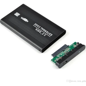 2.5" USB 3.0 Sata Harici Harddisk Kutusu Siyah Renk 2,5 inç Taşınabilir Kullanım