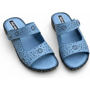 Patron Shoes Hakiki Deri Poli Taban Bayan Terlik