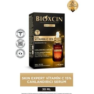 Canlandırıcı Serum 30 ml Kırışıklık Karşıtı Tüm Cilt Tipleri İçin C Vitamini İçerir