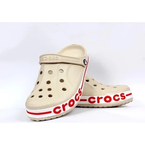 Crocs Bayaband Clog Unisex Bej-Kırmızı