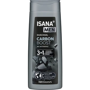 Isana Men Duş Jeli 3 In1 Carbon Boost 300 ml