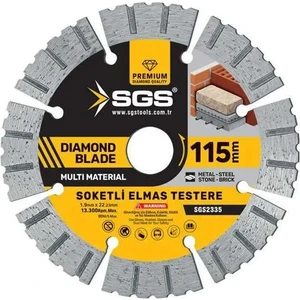 125MM Soketli Elmas Testere Multi Material SGS2336