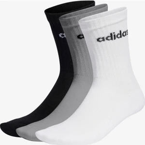 Linear Cushioned Crew Unisex Renkli 3'lü Çorap.-