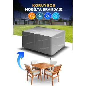 Bylizard Bahçe Mobilya Koruma Örtüsü Branda -Su Geçirmez