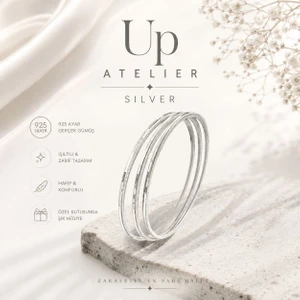 Up Atelier 925 Ayar Gümüş Ajda Model Bilezik