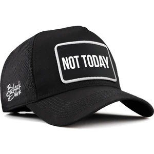 Not Today Logolu Siyah Trucker Şapka