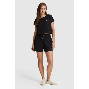 U.s. Polo Assn. Kadın Siyah Şort (Örme) 50323514-VR046