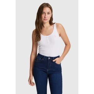 U.s. Polo Assn. Kadın Beyaz Tişört Basic 50321790-VR013