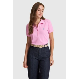 U.s. Polo Assn. Kadın Pembe Tişört Basic 50321818-VR041