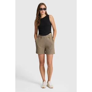 U.s. Polo Assn. Kadın Haki Şort (Örme) 50323506-VR027