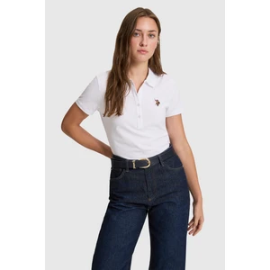 U.s. Polo Assn. Kadın Beyaz Tişört Basic 50323575-VR013