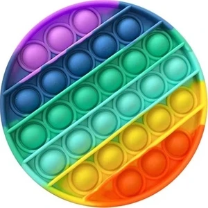 Pop It Pop-It Push Bubble Fidget Özel Pop Duyusal Oyuncak Yuvarlak