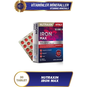 Iron Max 17 mg 30 Tablet