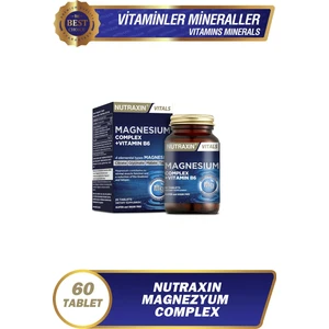 Magnezyum Complex+ Vitamin B6 60 Tablet