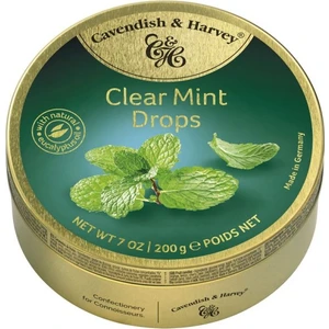 Cavendish & Harvey Clear Mint Drops 200 gr *1'li