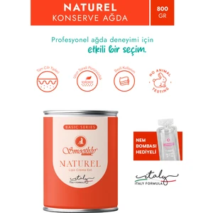 Naturel Konserve Ağda Basic Series 800G – Profesyonel Salon Sir Ağda