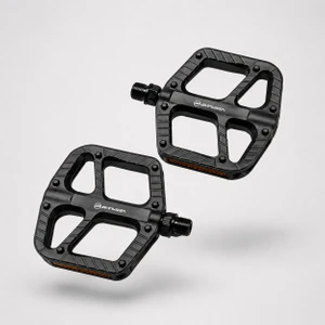 HF-856 Tek Parça Plastik Platform Pedal - Siyah