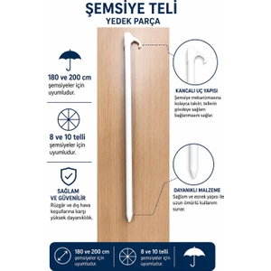 RAMO'S STORE Plaj Şemsiyesi Alt Boru