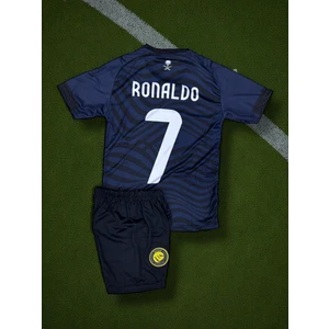Al Nassr Siyah Ronaldo Çocuk Forma