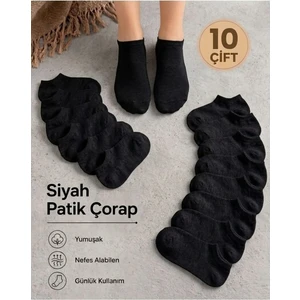 UZN Socks Pamuklu Bilek Boy Çorap 10LU