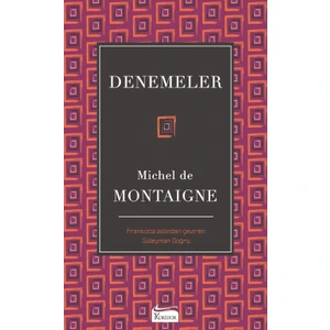 Denemeler (Bez Ciltli) - Michel de Montaigne