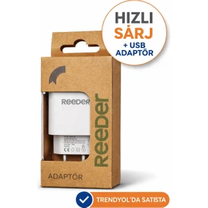 Yonca Outlet Reeder 3.1A Şarj Adaptörü (Başlık)