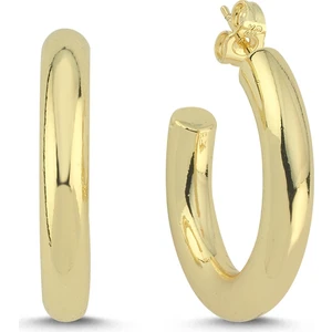 Merano Design Half Gold Küpe