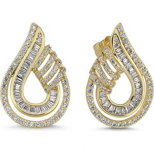 Merano Design Kuğu Gold Küpe