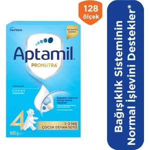 4 Prebiyotikli Çocuk Devam Sütü 1+ Yaş 600 Gr