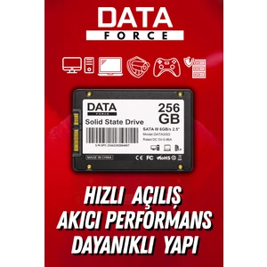 DataForce 256GB SSD 2.5” Sata 3 – Hızlı Açılış, Sessiz