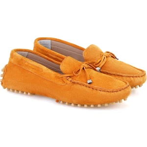 Kadın Tarçın Deri Loafer